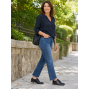 Oferta marimea 40 pantofi dama casual din piele naturala  LVIC620